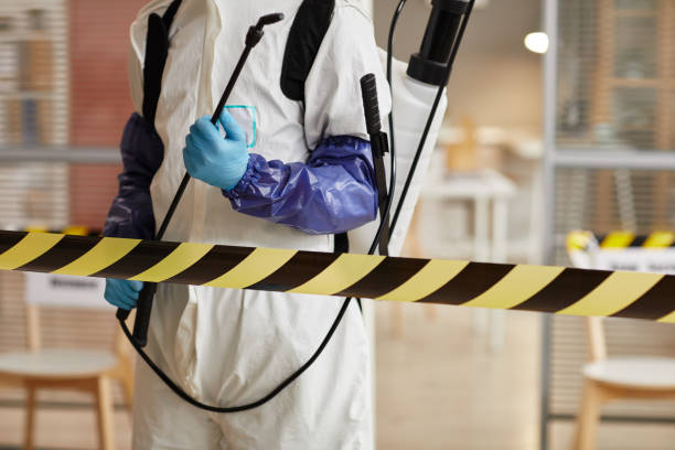 Professional Biohazard technician working in Chester, AR